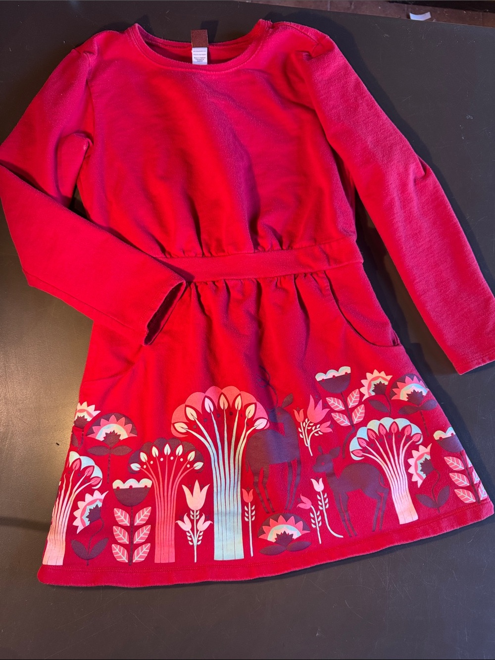 Tea Collection Winter Deer Dress